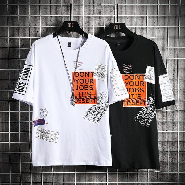 men's t-shirts hip hop men t shirt 2021 summer loose fashion casual streetwear half sleeve t-shirt funny printiing oversized, White;black
men's t-shirts hip hop men t shirt 2021 summer loose fashion casual streetwear half sleeve t-shirt funny printiing oversized, White;black