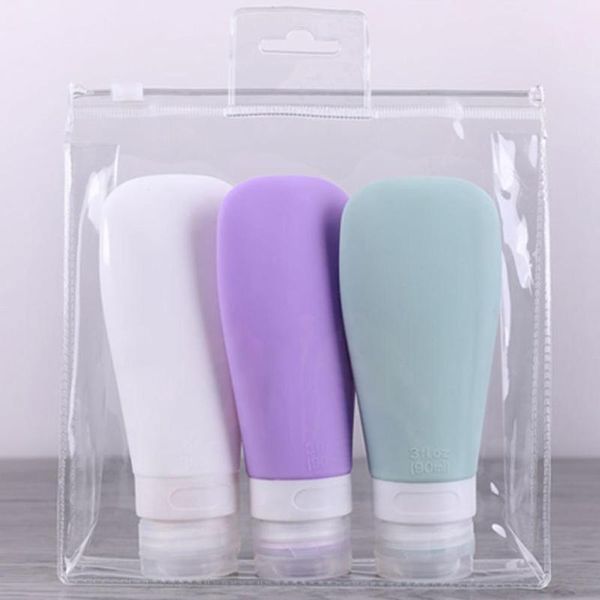 3pcs 60ml/90mlportable silicone refillable bottle empty travel packing press for conditioner lotion soap liquid holder storage bottles & jar
3pcs 60ml/90mlportable silicone refillable bottle empty travel packing press for conditioner lotion soap liquid holder storage bottles & jar
