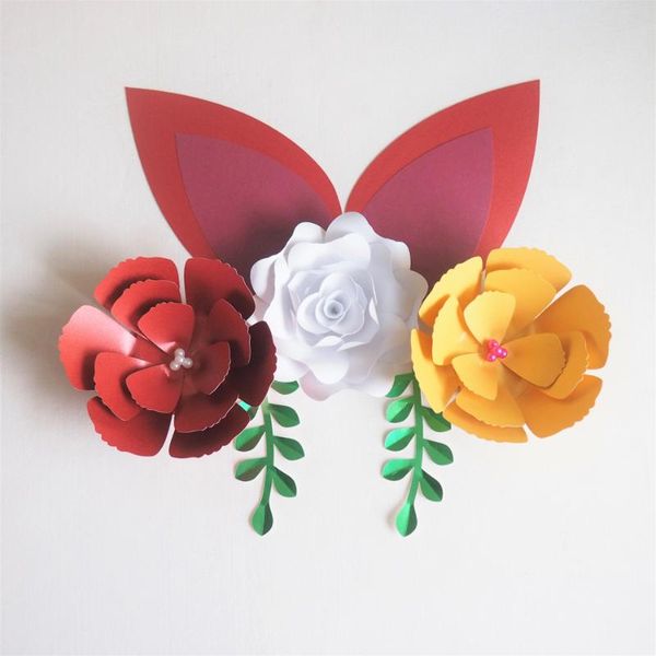giant paper flowers artificial rose fleurs backdrops 3pcs+2 leave+2 ears for wedding decorations baby nursery video tutorial decorative & wr
giant paper flowers artificial rose fleurs backdrops 3pcs+2 leave+2 ears for wedding decorations baby nursery video tutorial decorative & wr