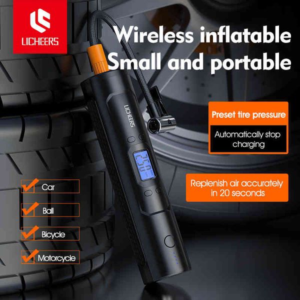 licheers rechargeable air tire inflator cordless 12v 150psi portable compressor digital tyre pump for car bicycle balls
licheers rechargeable air tire inflator cordless 12v 150psi portable compressor digital tyre pump for car bicycle balls