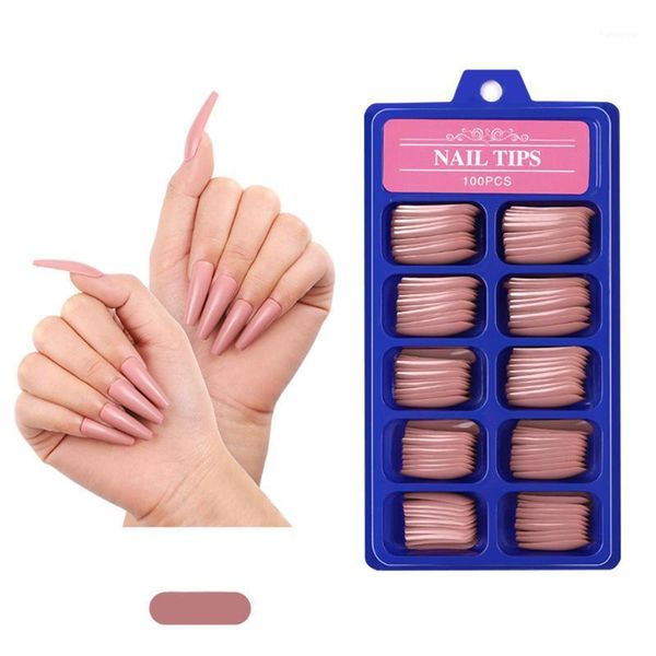 false nails 100pcs detachable pure color fire patterns full cover gradient long hand decorative nail tips1, Red;gold
false nails 100pcs detachable pure color fire patterns full cover gradient long hand decorative nail tips1, Red;gold