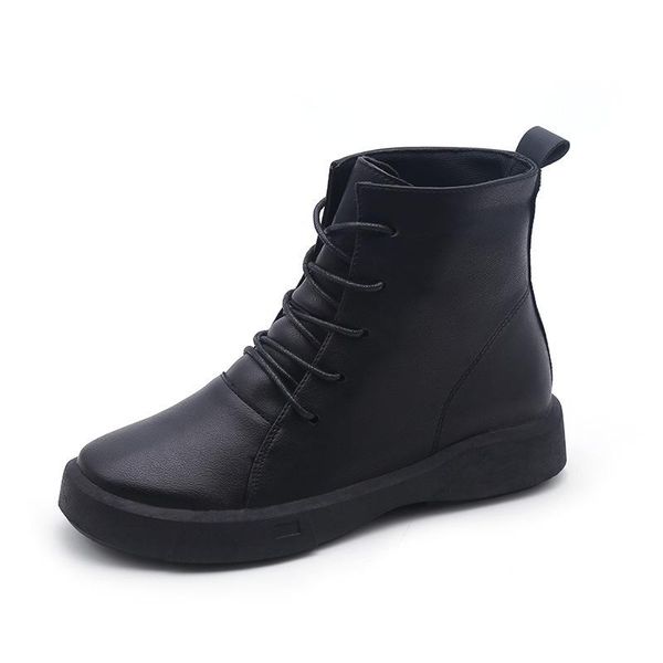 boots winter 2021 women's warm pu lace-up short thick bottom motorcycle shoes, Black
boots winter 2021 women's warm pu lace-up short thick bottom motorcycle shoes, Black