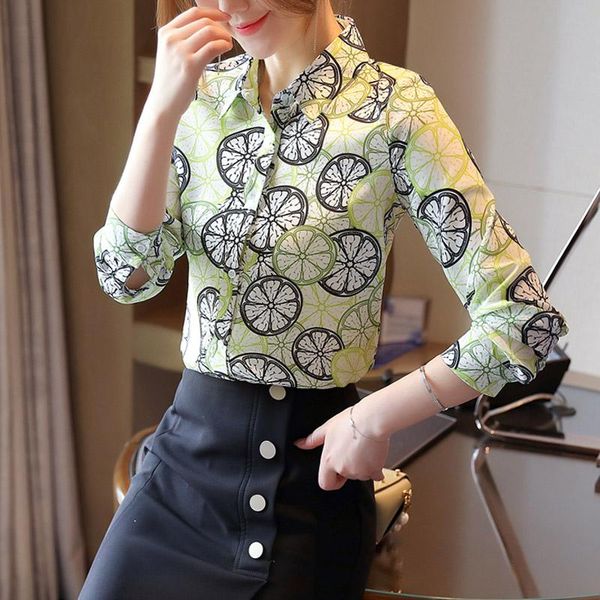 chiffon shirt womens spring turn-down collar women shirts 6117 women's blouses &, White
chiffon shirt womens spring turn-down collar women shirts 6117 women's blouses &, White