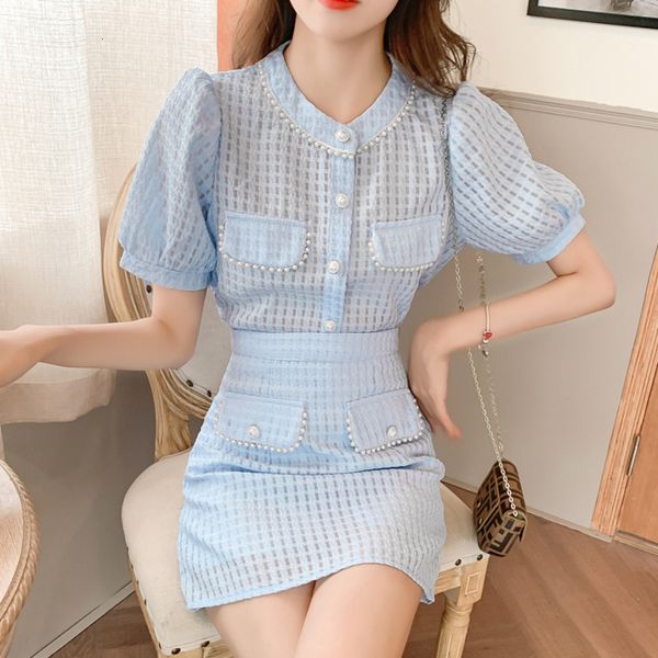 two piece dress fashion sweet pearl beading set women short sleeve button shirt blouse mini skirts sets ladies crop skirt suit, White
two piece dress fashion sweet pearl beading set women short sleeve button shirt blouse mini skirts sets ladies crop skirt suit, White