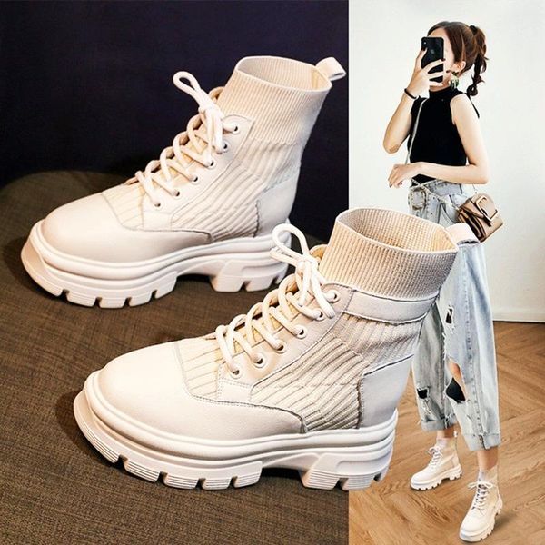 real soft leather nude boots women's british style autumn and winter 2021 casual short chaussures zapatos fashion, Black
real soft leather nude boots women's british style autumn and winter 2021 casual short chaussures zapatos fashion, Black