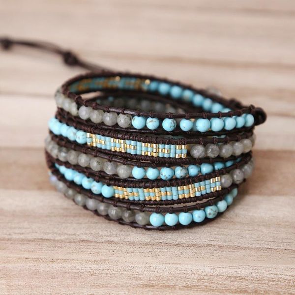 tennis unique natural stone miyuki beads punk bracelet handmade wrap classic bohemian braid leather drop, Golden;silver
tennis unique natural stone miyuki beads punk bracelet handmade wrap classic bohemian braid leather drop, Golden;silver