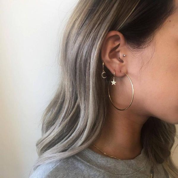 dangle & chandelier hi man bohemian simple moon star round earring set female trend exaggerated party nightclub jewelry accessories girlfrie, Silver
dangle & chandelier hi man bohemian simple moon star round earring set female trend exaggerated party nightclub jewelry accessories girlfrie, Silver