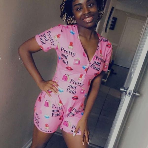 2022 women v-neck bodycon sleepwear jumpsuit button bodysuit shorts romper leotard printed long/short sleeve bodysuit, Black;white
2022 women v-neck bodycon sleepwear jumpsuit button bodysuit shorts romper leotard printed long/short sleeve bodysuit, Black;white