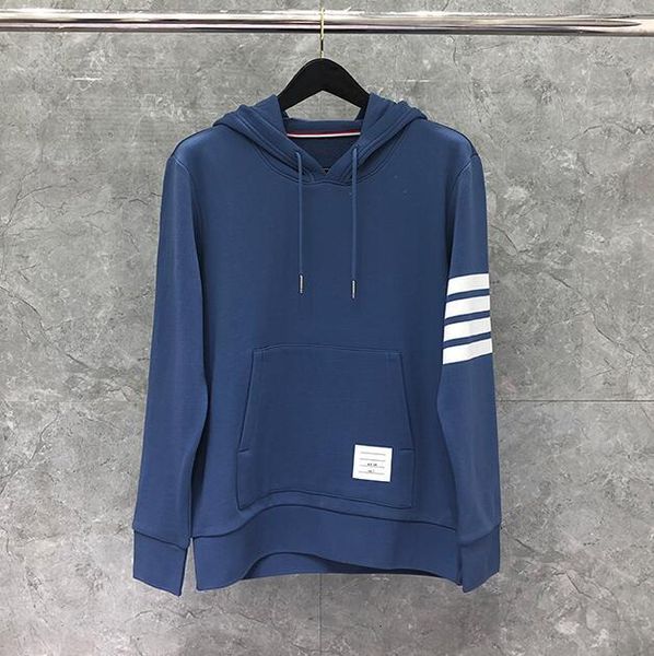 t shirt fashion tb thom brand hooded clothing cotton slim jacket men women sweatshirts hoodies striped casual blue sportswear coat, White;black
t shirt fashion tb thom brand hooded clothing cotton slim jacket men women sweatshirts hoodies striped casual blue sportswear coat, White;black