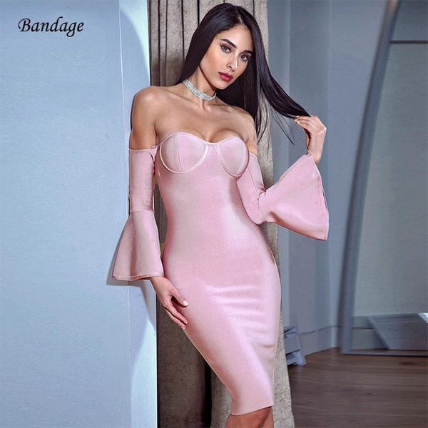 casual dresses elegant women bandage dress 2021 arrival strapless vestido long flare sleeve celebrity evening party knitted, Black;gray
casual dresses elegant women bandage dress 2021 arrival strapless vestido long flare sleeve celebrity evening party knitted, Black;gray