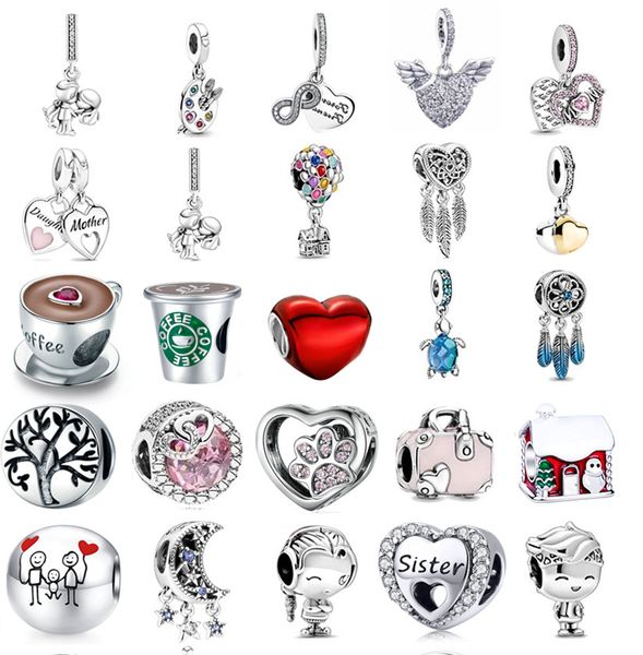 925 sterling silver suitable for pandora charm beads forever family bracelet necklace diy ladies fashion jewelry, Black
925 sterling silver suitable for pandora charm beads forever family bracelet necklace diy ladies fashion jewelry, Black