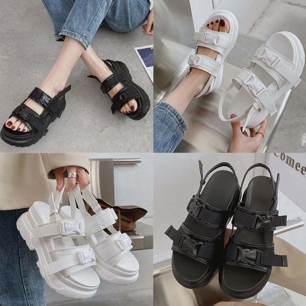 sandals summer style large size loose cake sole casual slope with women's zapatos mujer chaussure femme sandales, Black
sandals summer style large size loose cake sole casual slope with women's zapatos mujer chaussure femme sandales, Black