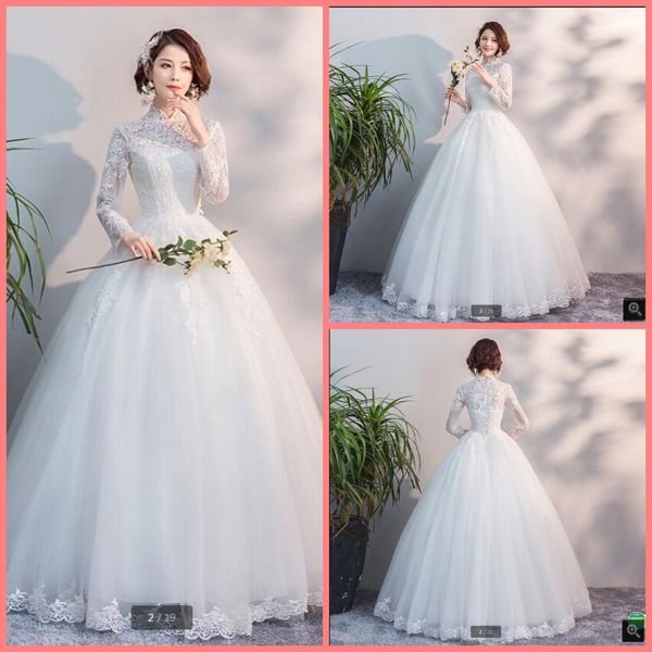 2021 latest style white lace vintage ball gown wedding dresses 3/4 sleeve princess puffy corset elegant bride dress saudi arabic modest musl
2021 latest style white lace vintage ball gown wedding dresses 3/4 sleeve princess puffy corset elegant bride dress saudi arabic modest musl