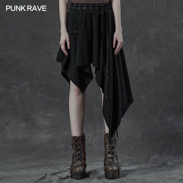 skirts punkrave women's punk daily asymmetrmetric hem half skirt vintage style eyelet decoration cotton jacquard short, Black
skirts punkrave women's punk daily asymmetrmetric hem half skirt vintage style eyelet decoration cotton jacquard short, Black