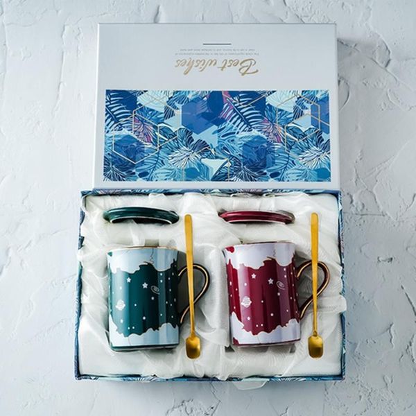 mugs european creative personality trend ceramic lovers mug home coffee set gift box spoon with cover
mugs european creative personality trend ceramic lovers mug home coffee set gift box spoon with cover