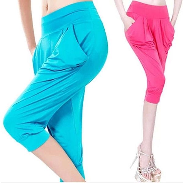 women's leggings cool summer harem pants, ladies'mid-cent with pockets ruched linen clothes women, Black
women's leggings cool summer harem pants, ladies'mid-cent with pockets ruched linen clothes women, Black