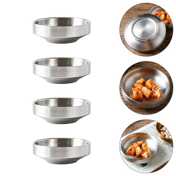bowls 4pcs double-deck kimchi stainless steel seasoning sauce
bowls 4pcs double-deck kimchi stainless steel seasoning sauce
