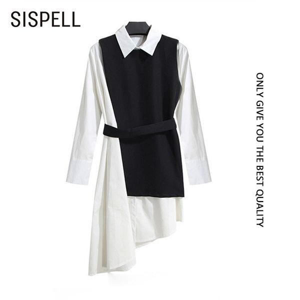 casual dresses sispell patchwork vest women's shirt dress lapel collar long sleeve high waist slimming for female eleagnt 2021 fashion, Black;gray
casual dresses sispell patchwork vest women's shirt dress lapel collar long sleeve high waist slimming for female eleagnt 2021 fashion, Black;gray