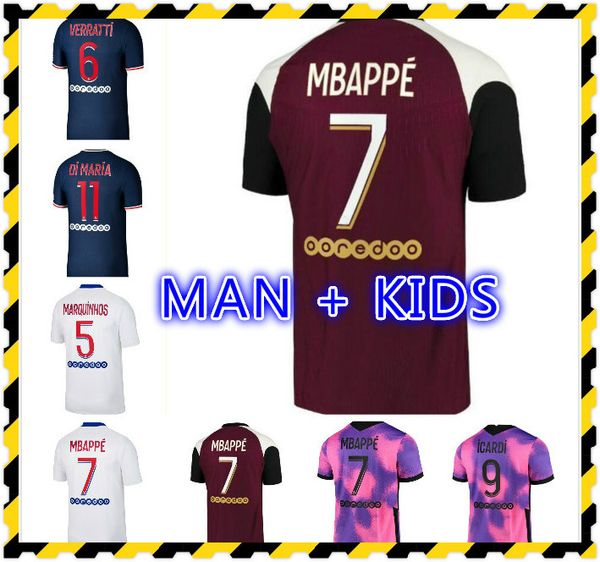 2021 maillots de foot mbappe 4th soccer jerseys kit 20/21 icardi cavani verratti football shirt hommes enfants kids uniform set socks, Black;yellow
2021 maillots de foot mbappe 4th soccer jerseys kit 20/21 icardi cavani verratti football shirt hommes enfants kids uniform set socks, Black;yellow