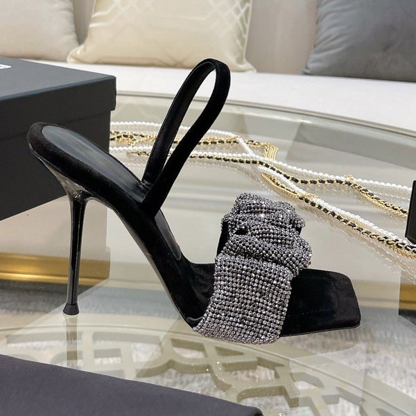 high heeled shoes women's diamond sandals one line sandal for summer two wear 4cm 7cm 10cm thin heel slippers genuine leather sole good, Black
high heeled shoes women's diamond sandals one line sandal for summer two wear 4cm 7cm 10cm thin heel slippers genuine leather sole good, Black