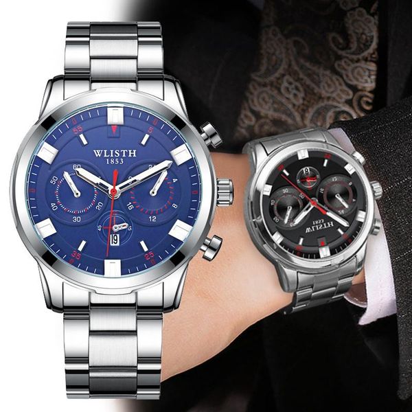 wristwatches fashion men's watch decoration three-eyes dial male quartz watches stainless steel waterproof business men wholesale clock, Slivery;brown
wristwatches fashion men's watch decoration three-eyes dial male quartz watches stainless steel waterproof business men wholesale clock, Slivery;brown