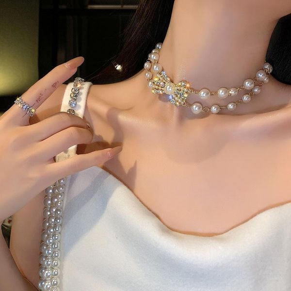 pearl necklace 2021 model women's trend small design sense light luxury butterfly clavicle hundred matching accessories chokers, Golden;silver
pearl necklace 2021 model women's trend small design sense light luxury butterfly clavicle hundred matching accessories chokers, Golden;silver
