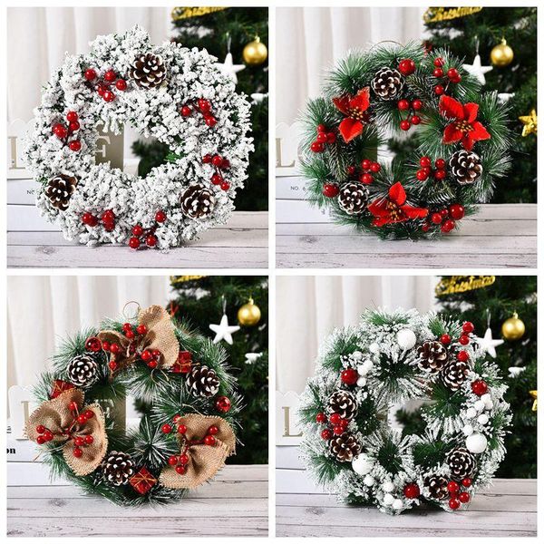 decorative flowers & wreaths christmas wreath door garlands oranments 32cm/30cm merry decor for home window wall happy year naviidad pendant
decorative flowers & wreaths christmas wreath door garlands oranments 32cm/30cm merry decor for home window wall happy year naviidad pendant