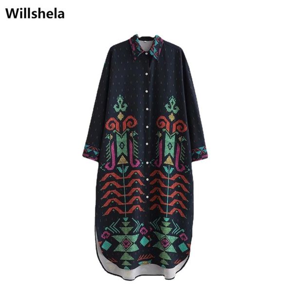 casual dresses willshela women vintage printed shirt dress long sleeves lapel collar chic lady fashion midi woman, Black;gray
casual dresses willshela women vintage printed shirt dress long sleeves lapel collar chic lady fashion midi woman, Black;gray