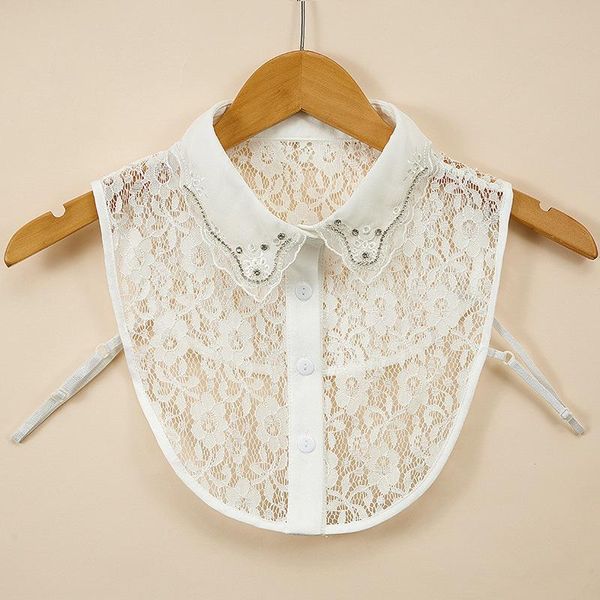 bow ties lace floral fake collar for women shirt blouse detachable false lapel clothes accessories, Black;gray
bow ties lace floral fake collar for women shirt blouse detachable false lapel clothes accessories, Black;gray