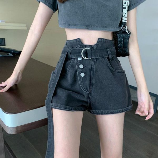 women's jeans black casual solid sashes denim short for women high waist straight shorts females summer fashion clothing 2021, Blue
women's jeans black casual solid sashes denim short for women high waist straight shorts females summer fashion clothing 2021, Blue