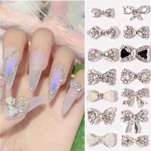 nail art decorations 5pcs charms manicure bowknots glass stone pearl jewelry diy crystal bow rhinestones, Silver;gold
nail art decorations 5pcs charms manicure bowknots glass stone pearl jewelry diy crystal bow rhinestones, Silver;gold