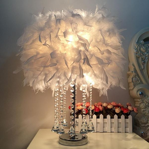 table lamps mediterranean art creative crystal feather lamp bedroom bedside birthday wedding decoration small
table lamps mediterranean art creative crystal feather lamp bedroom bedside birthday wedding decoration small