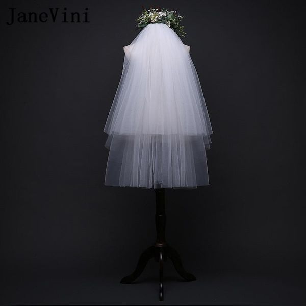 bridal veils janevini 2021 simple two layer wedding shoulder veil for bride short cut edge white/ivory with comb accessories, Black
bridal veils janevini 2021 simple two layer wedding shoulder veil for bride short cut edge white/ivory with comb accessories, Black