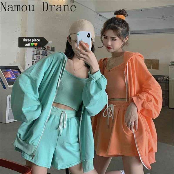casual fashion sweat suits women zipper hooded coat basic camisole high waist shorts summer korean outfits 3a966 210522, White
casual fashion sweat suits women zipper hooded coat basic camisole high waist shorts summer korean outfits 3a966 210522, White