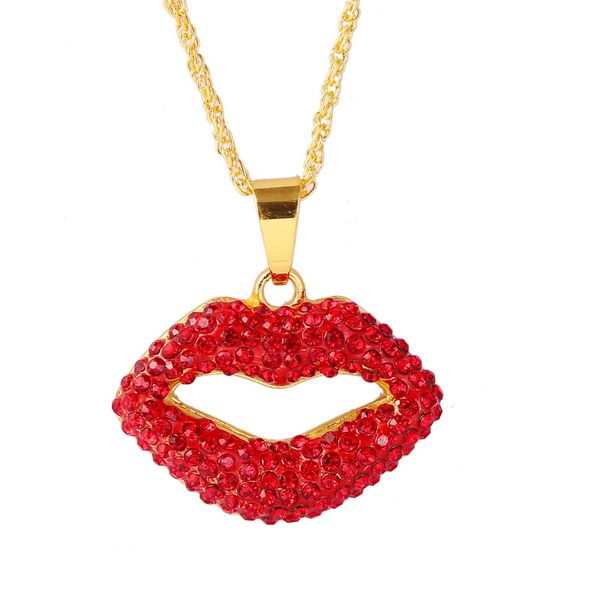 red fashion crystal necklaces with 55cm gold alloy jewelry for party lips pendant necklaces for women gold necklace, Silver
red fashion crystal necklaces with 55cm gold alloy jewelry for party lips pendant necklaces for women gold necklace, Silver