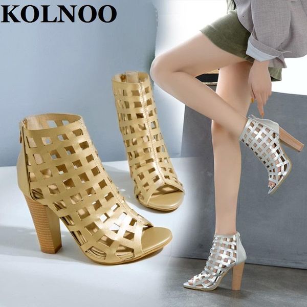 dress shoes kolnoo handmade ladies chunky heels sandals cut-out peep-toe summer party prom evening two-colors gold silver fashion, Black
dress shoes kolnoo handmade ladies chunky heels sandals cut-out peep-toe summer party prom evening two-colors gold silver fashion, Black