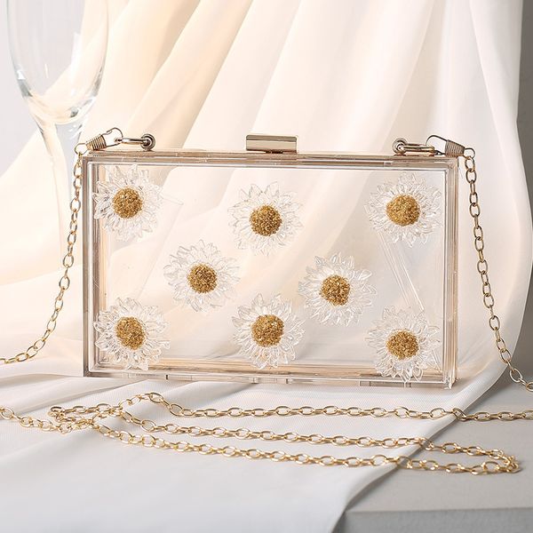 evening bag 2021 transparent acrylic box daisy cute chain one shoulder messenger net red fashion women's
evening bag 2021 transparent acrylic box daisy cute chain one shoulder messenger net red fashion women's