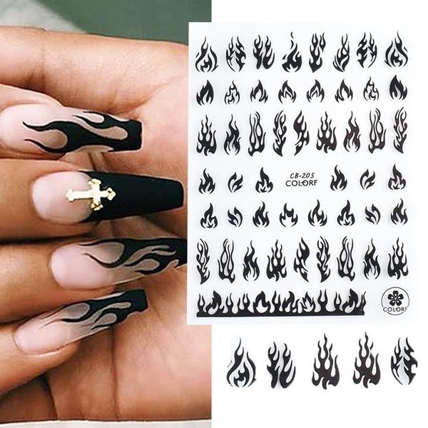 nail art kits 2021 diy decorations accessories stickers slider gold black color manicure 3d holographic fire flame decals
nail art kits 2021 diy decorations accessories stickers slider gold black color manicure 3d holographic fire flame decals