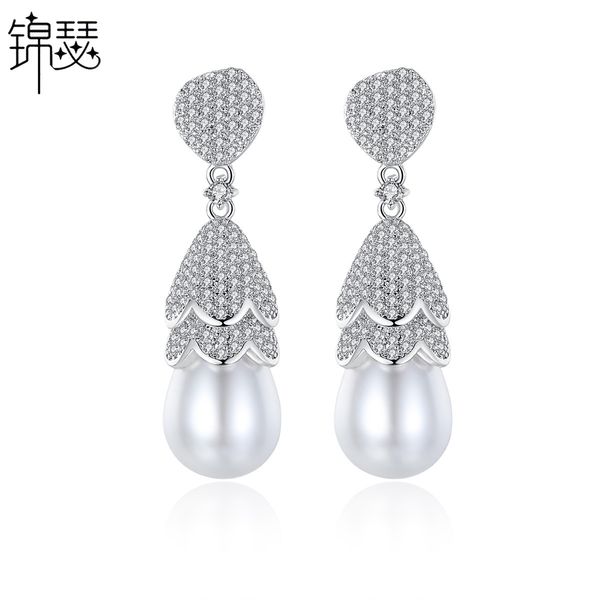 jewelry charm stud zhongliu earrings aaa zircon inlaid pearl silver needle lady present, Golden
jewelry charm stud zhongliu earrings aaa zircon inlaid pearl silver needle lady present, Golden
