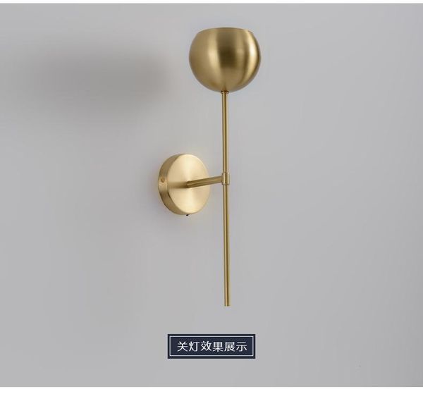 wall lamp all-copper american glass living room tv background bedroom bedside stairs aisle creative simple lighting
wall lamp all-copper american glass living room tv background bedroom bedside stairs aisle creative simple lighting