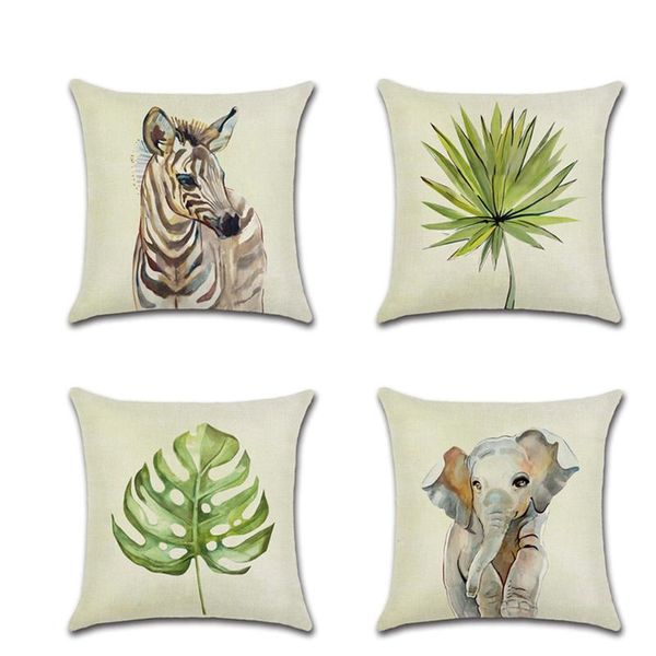 cushion/decorative pillow linen cushion cover decorative nordic style pillowcase tropical botanic leaves 45*45cm cartoon animals case
cushion/decorative pillow linen cushion cover decorative nordic style pillowcase tropical botanic leaves 45*45cm cartoon animals case