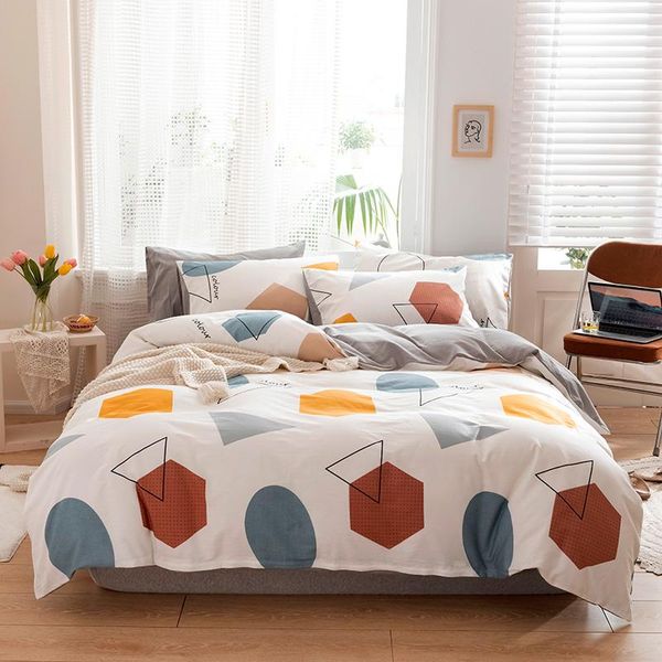 bedding sets cotton nordic printing four piece set of cartoon in students' and children's dormitory geometric graphics
bedding sets cotton nordic printing four piece set of cartoon in students' and children's dormitory geometric graphics