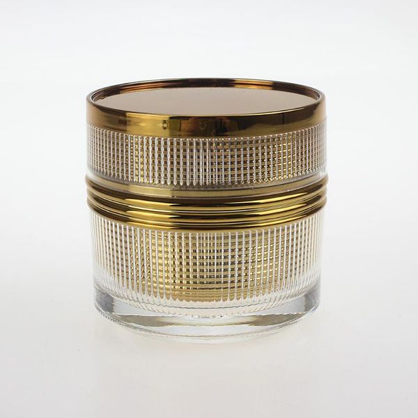 storage bottles & jars 50g empty golden bottle cosmetic packaging jar and round face cream
storage bottles & jars 50g empty golden bottle cosmetic packaging jar and round face cream