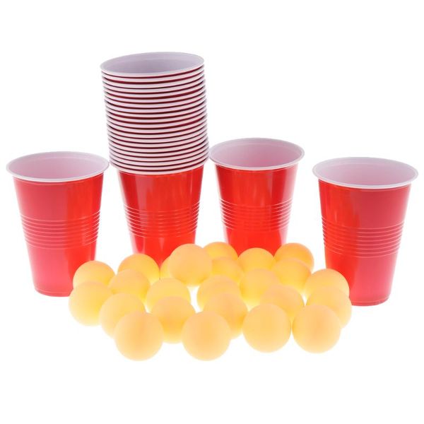 crazy fun game pong beer balls set includes 24 cups+24 balls, compact plastic material table tennis
crazy fun game pong beer balls set includes 24 cups+24 balls, compact plastic material table tennis