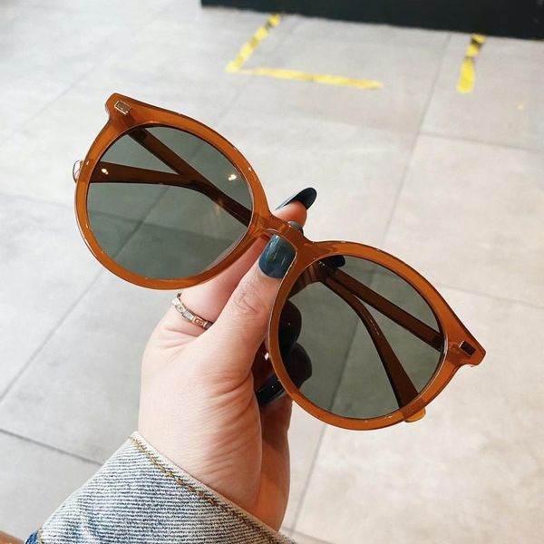 sunglasses 2021 round designer for women oversized elegant eyewear vintage black sun glasses big shades uv400, White;black
sunglasses 2021 round designer for women oversized elegant eyewear vintage black sun glasses big shades uv400, White;black