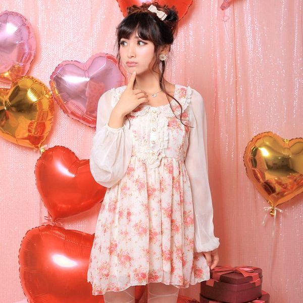 casual dresses princess sweet lolita dress flower uncle baby chest agaric edge broken beautiful chiffon uf76, Black;gray
casual dresses princess sweet lolita dress flower uncle baby chest agaric edge broken beautiful chiffon uf76, Black;gray