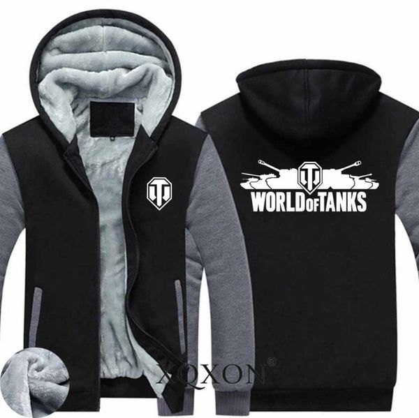 men's hoodies & sweatshirts pullover men coat war games world of tanks wool liner fleece zipper man hooded j733, Black
men's hoodies & sweatshirts pullover men coat war games world of tanks wool liner fleece zipper man hooded j733, Black