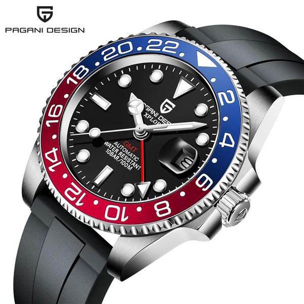 wristwatches pagani design brand men automatic watch relogio masculino 40mm sapphire gmt stainless steel waterproof mechanical watches, Slivery;brown
wristwatches pagani design brand men automatic watch relogio masculino 40mm sapphire gmt stainless steel waterproof mechanical watches, Slivery;brown