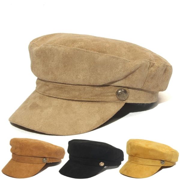 berets winter fashion ladies hat autumn suede octagonal flat military navy beret quality solid, Blue;gray
berets winter fashion ladies hat autumn suede octagonal flat military navy beret quality solid, Blue;gray