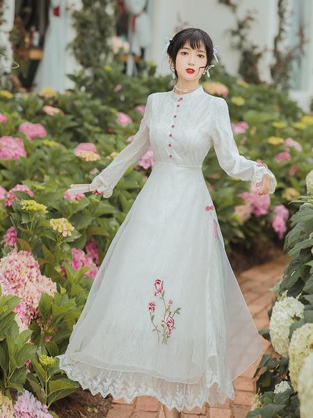 casual dresses early autumn temperament high-end improved long-sleeved white bud silk qipao dress employed 8529, 2021, Black;gray
casual dresses early autumn temperament high-end improved long-sleeved white bud silk qipao dress employed 8529, 2021, Black;gray